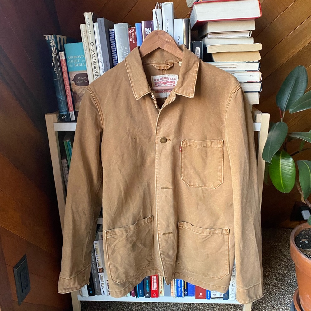 Vintage Levi’s chore coat brown canvas duck